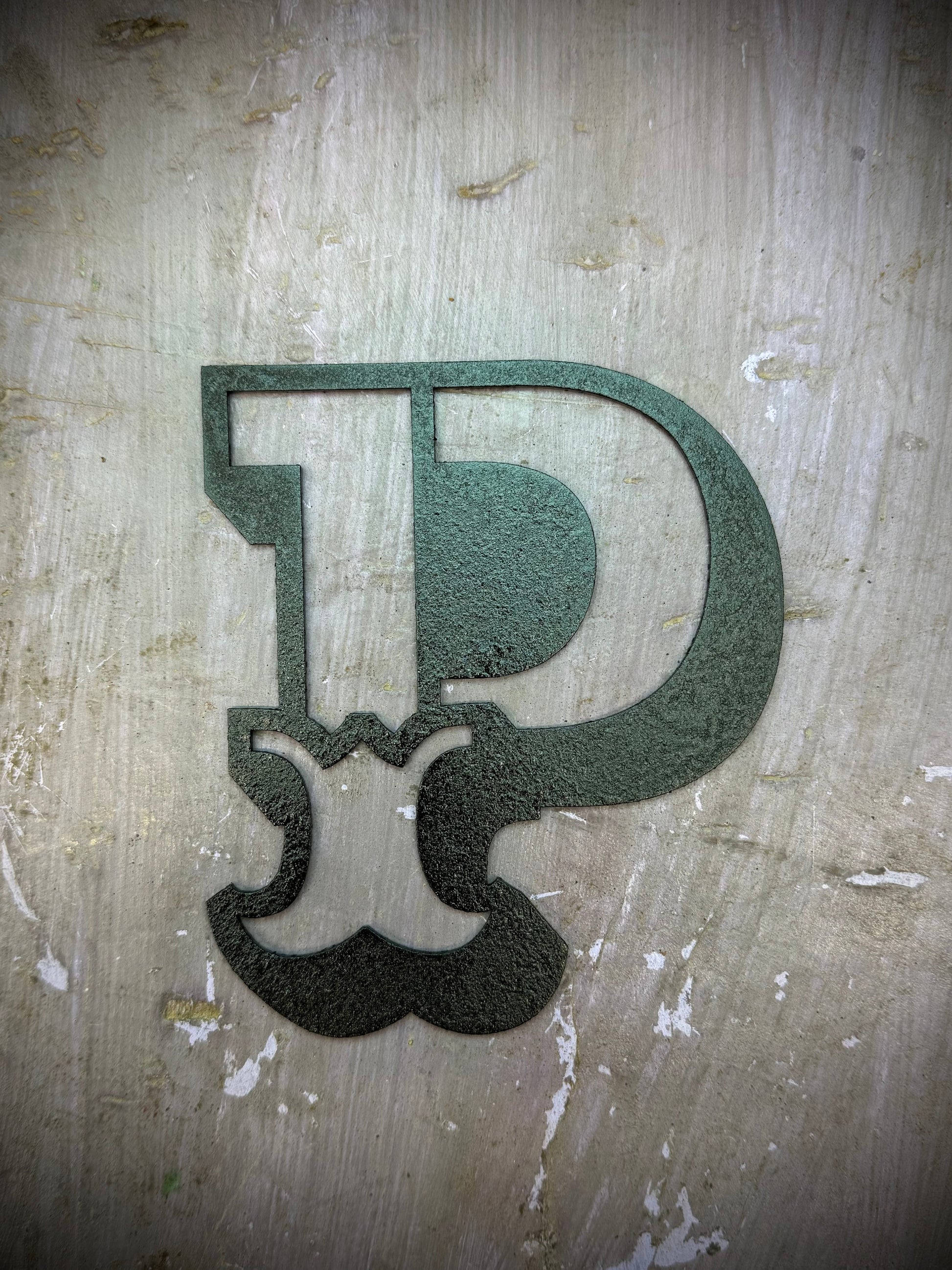 A-Z Rustic 5" or 12" Black Metal Carnival Letters.