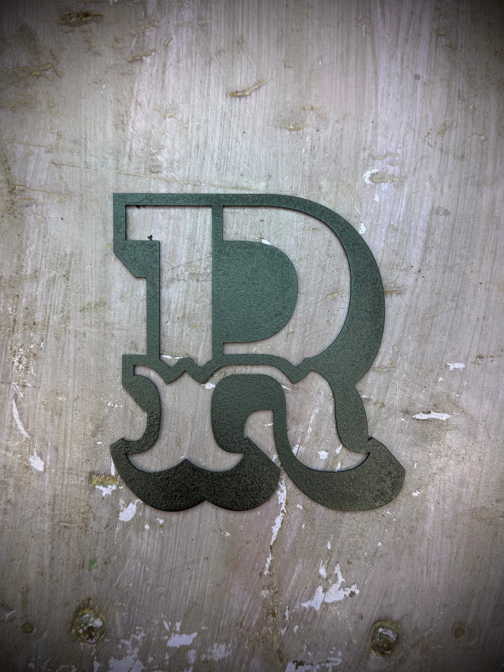 A-Z Rustic 5" or 12" Black Metal Carnival Letters.