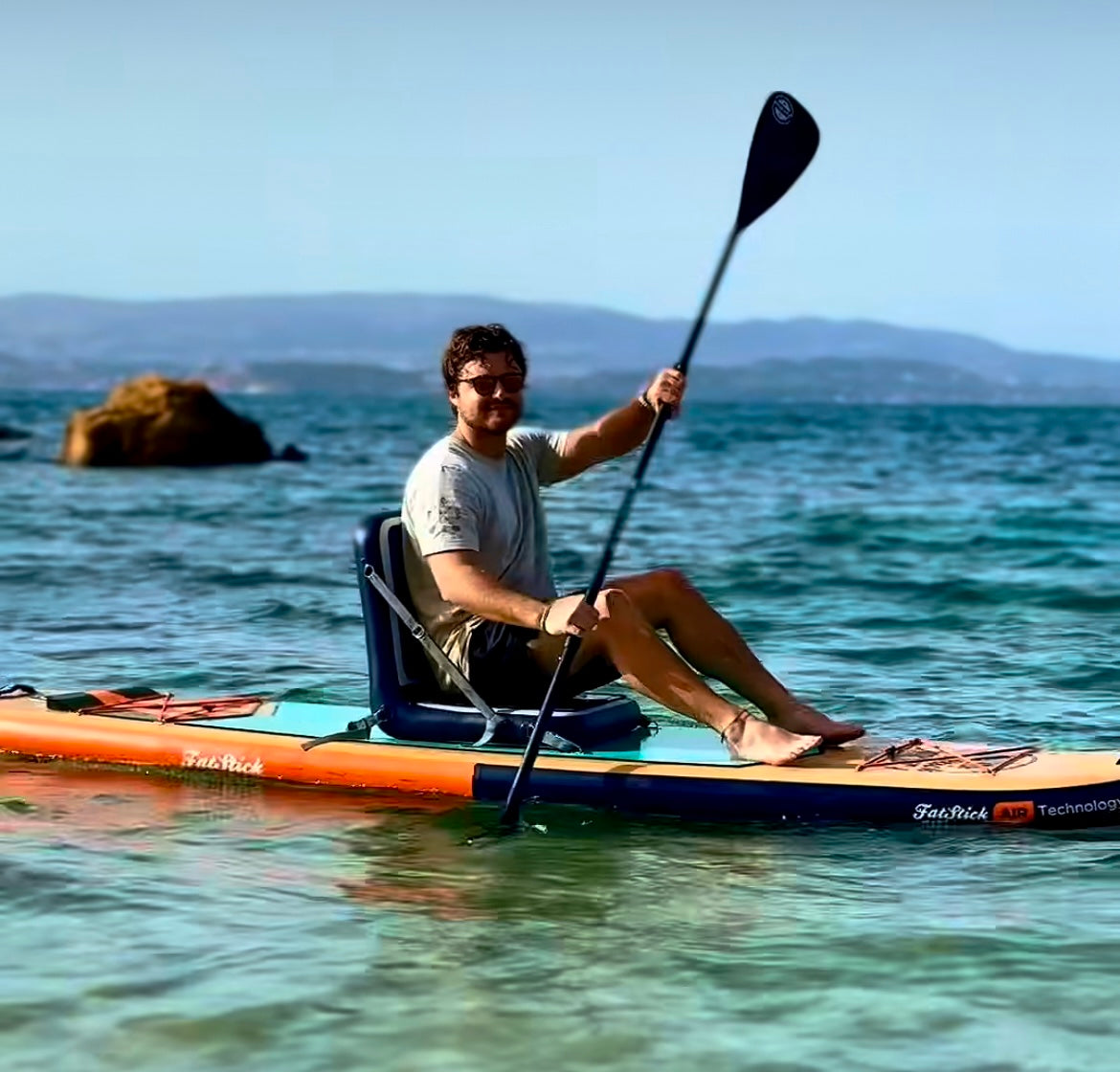 Adaptive Inflatable Paddle Board Seat for SUP and Kayak