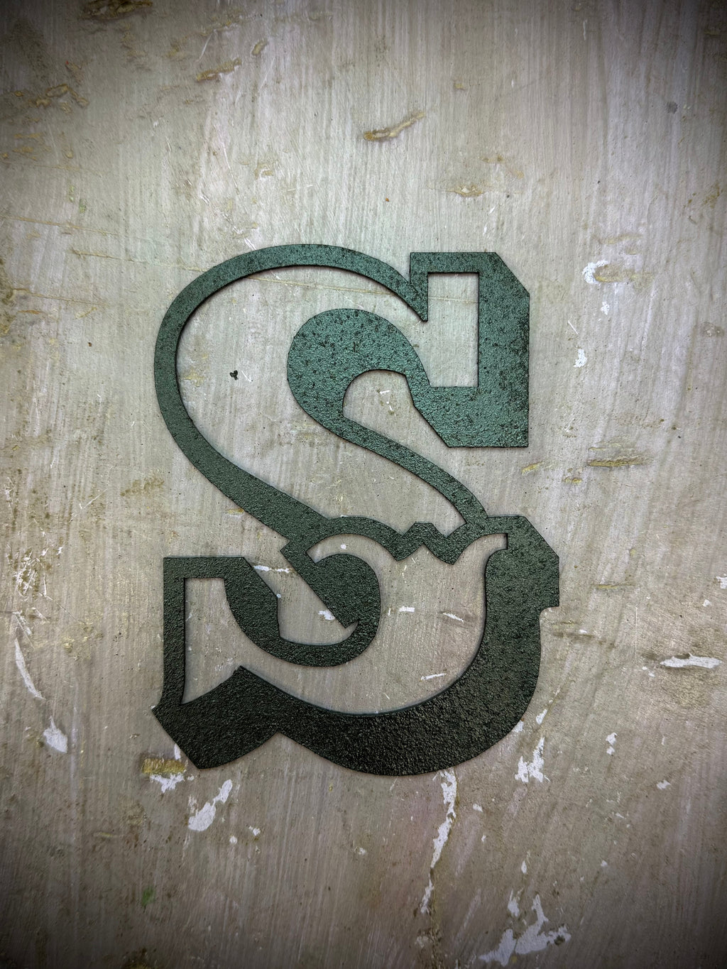 A-Z Rustic 5" or 12" Black Metal Carnival Letters.