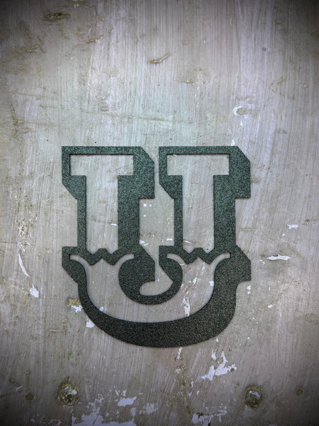 A-Z Rustic 5" or 12" Black Metal Carnival Letters.