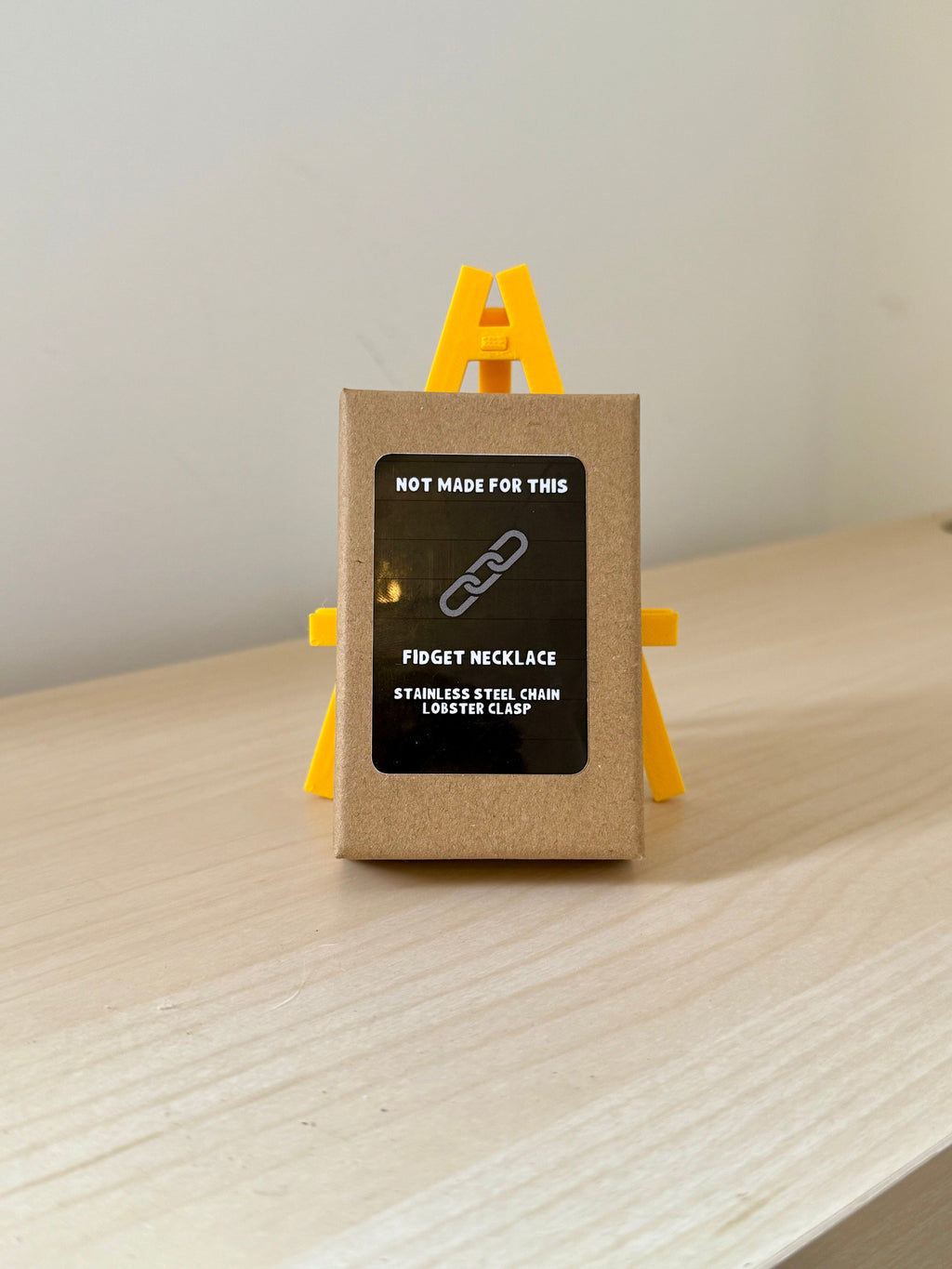 Fidget Necklace for Stress Relief and Focus