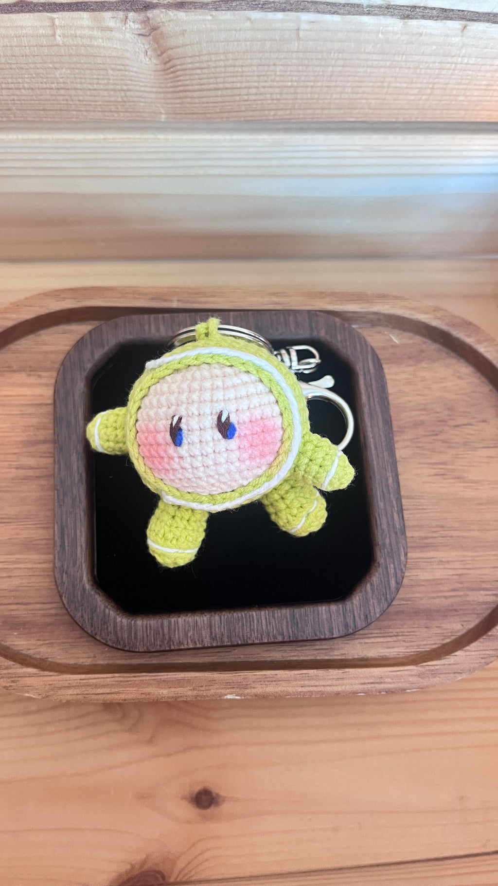 Tennis Ball and Racket Bag Charm Key Chain