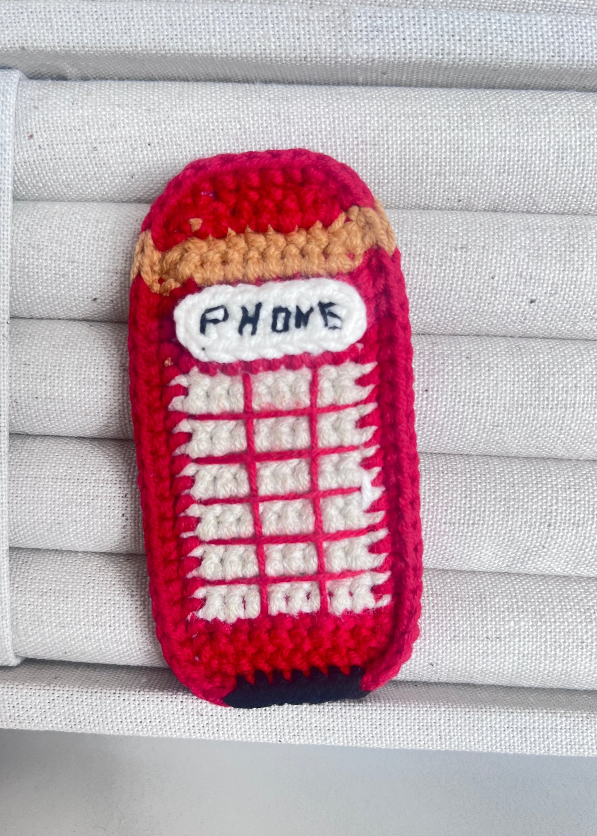 London Crochet Magnet – Big Ben & Red Phone Booth Handmade Gift