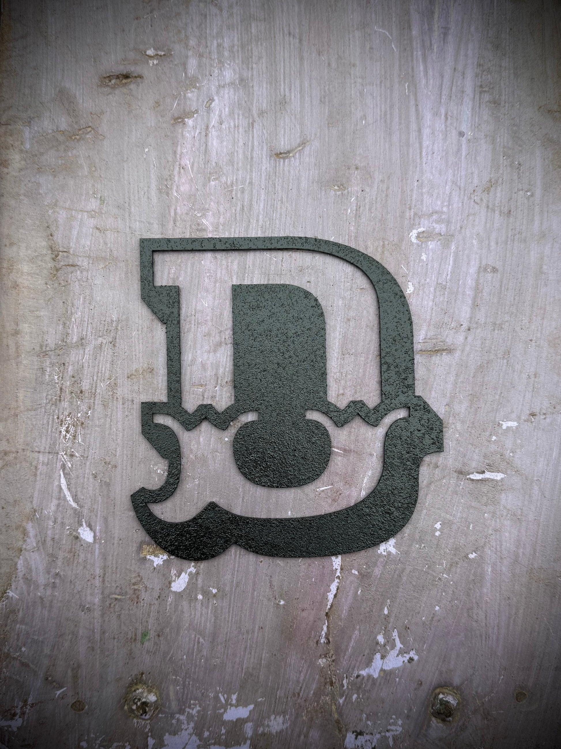 A-Z Rustic 5" or 12" Black Metal Carnival Letters.