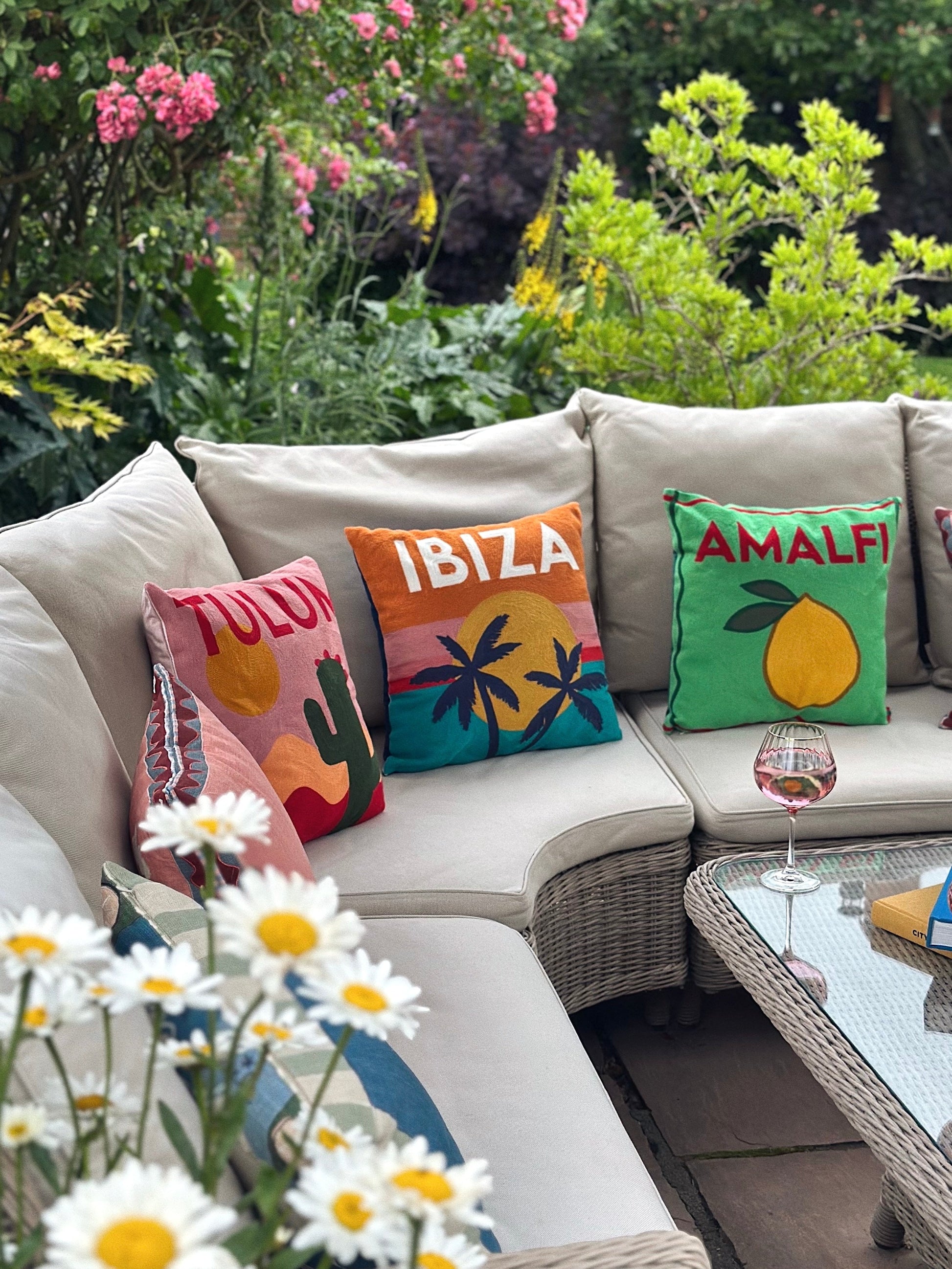 Tulum Needlepoint Cushion