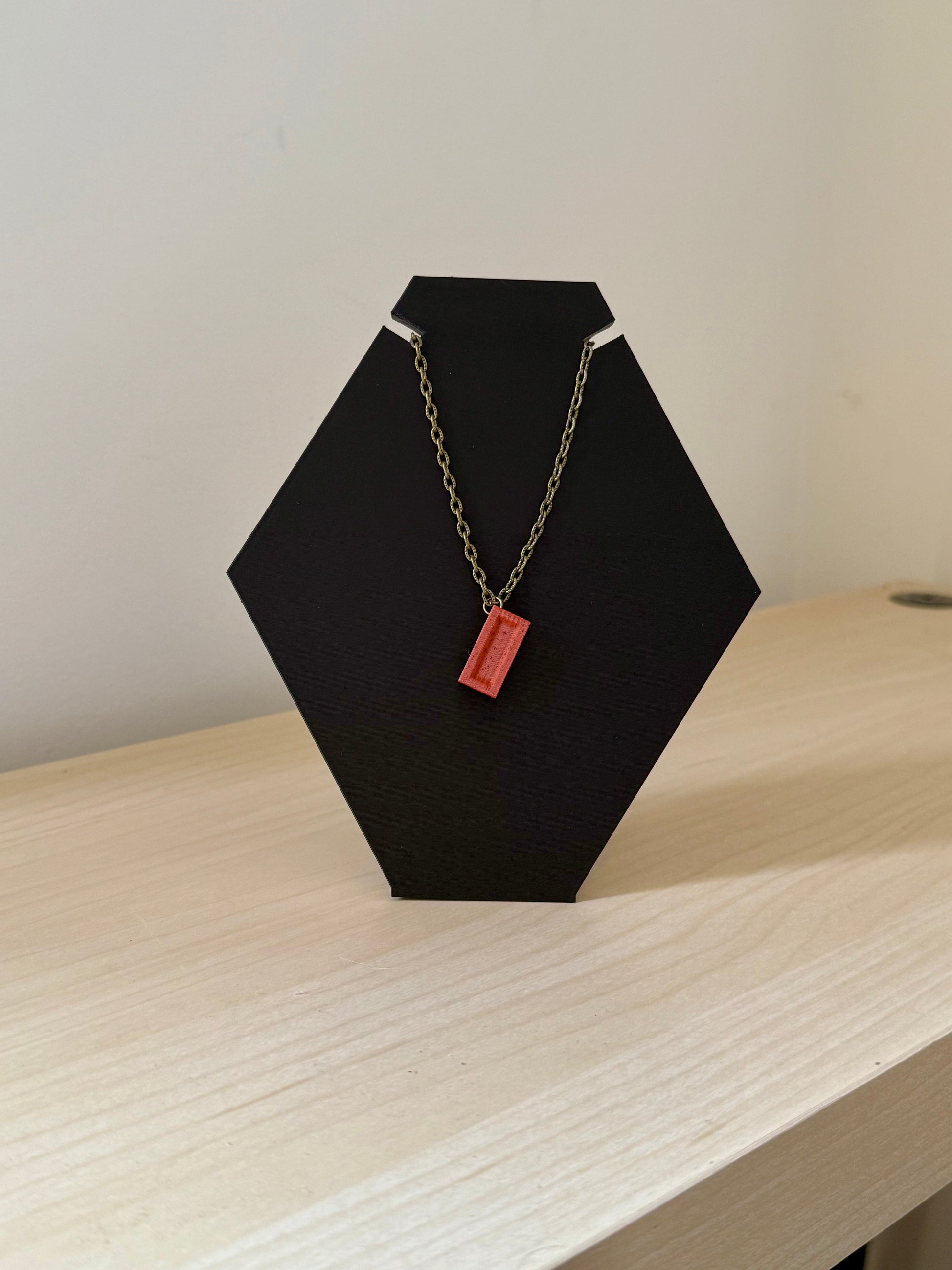 Brick Necklace Pendant