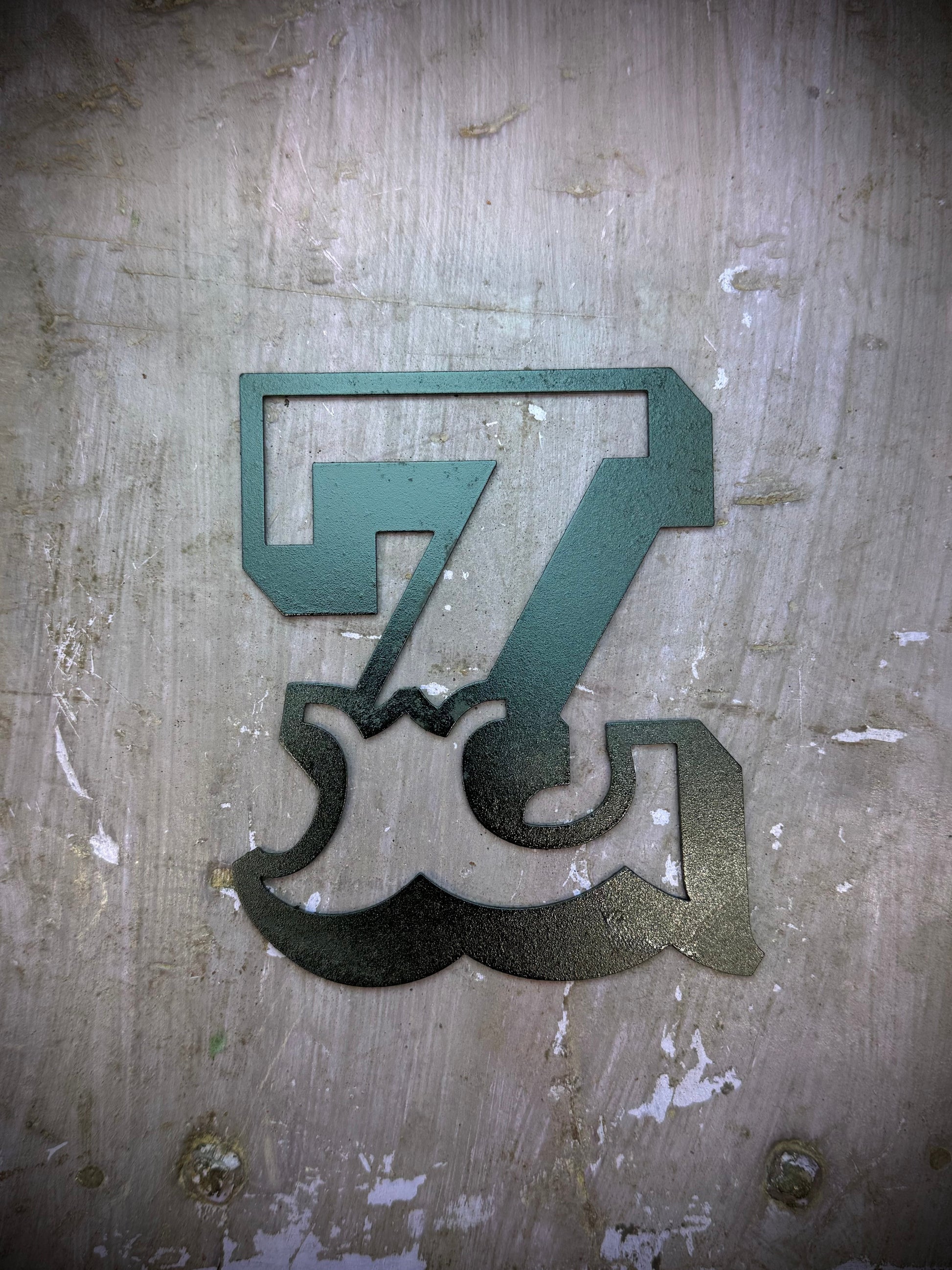 A-Z Rustic 5" or 12" Black Metal Carnival Letters.