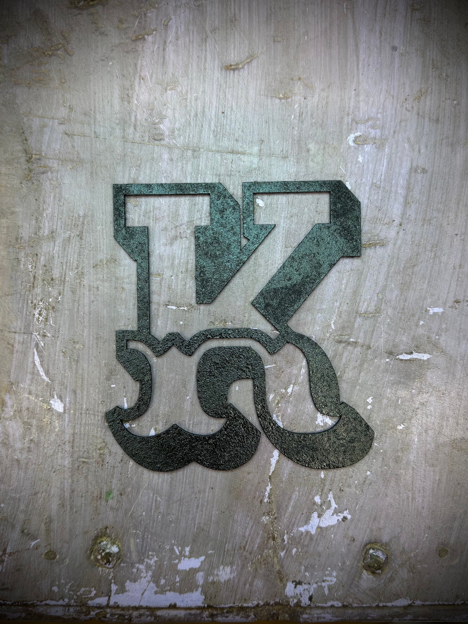 A-Z Rustic 5" or 12" Black Metal Carnival Letters.