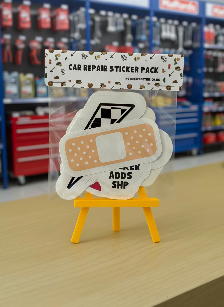 Car Repair Sticker Pack