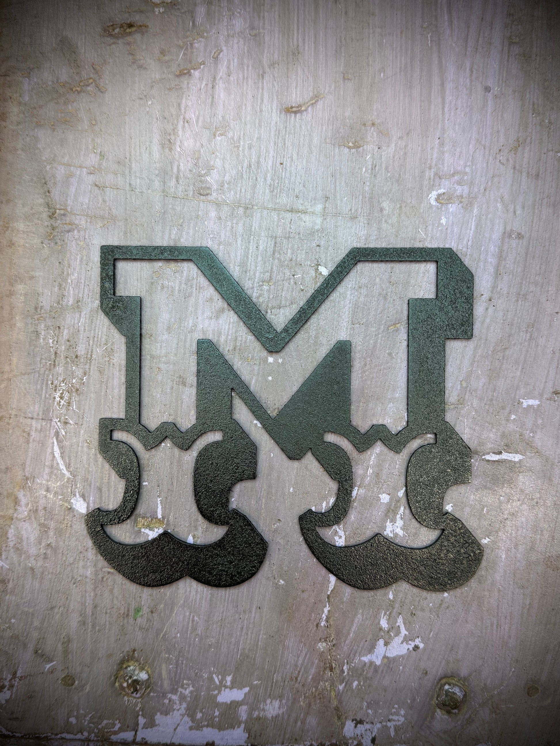 A-Z Rustic 5" or 12" Black Metal Carnival Letters.