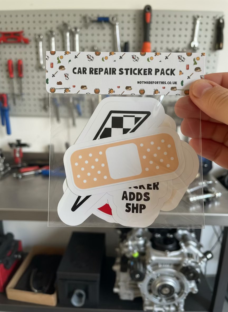 Car Repair Sticker Pack