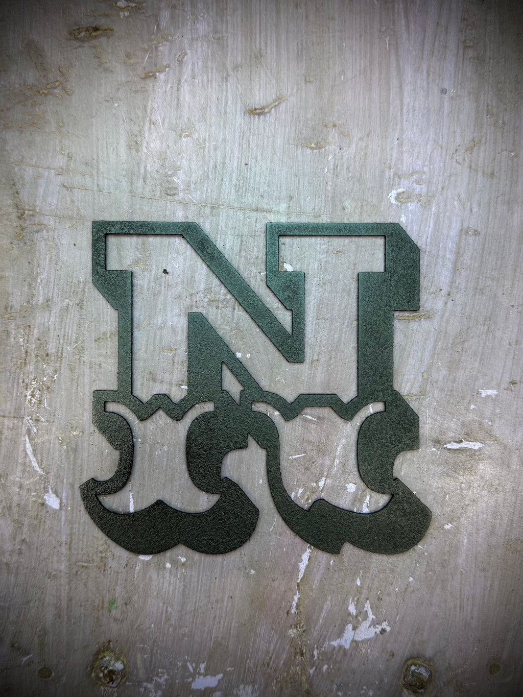 A-Z Rustic 5" or 12" Black Metal Carnival Letters.