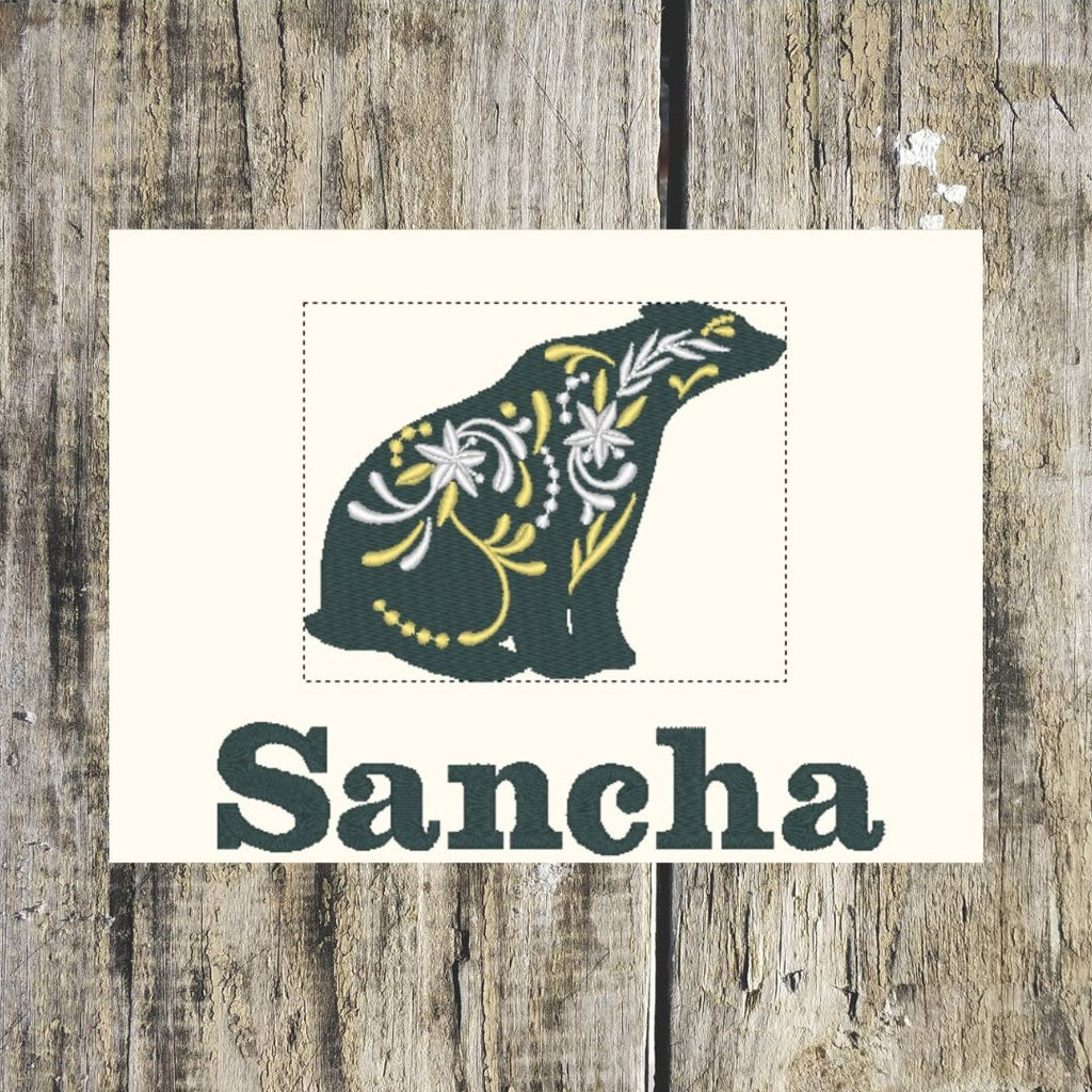 Funky Polar Bear Personalised Towels