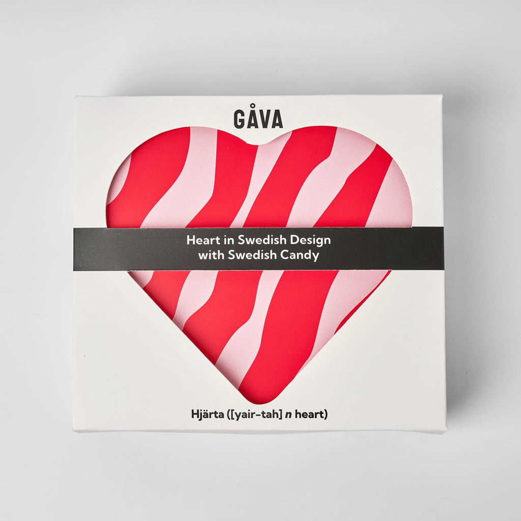 Kärlek Heart Shaped Tin Swedish Gift