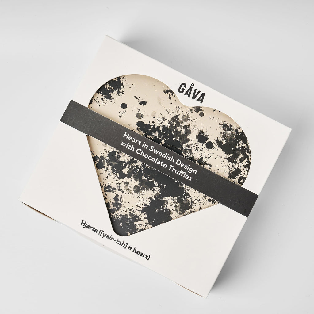 Heart Shaped Tin with Swedish Sweets and Chocolates