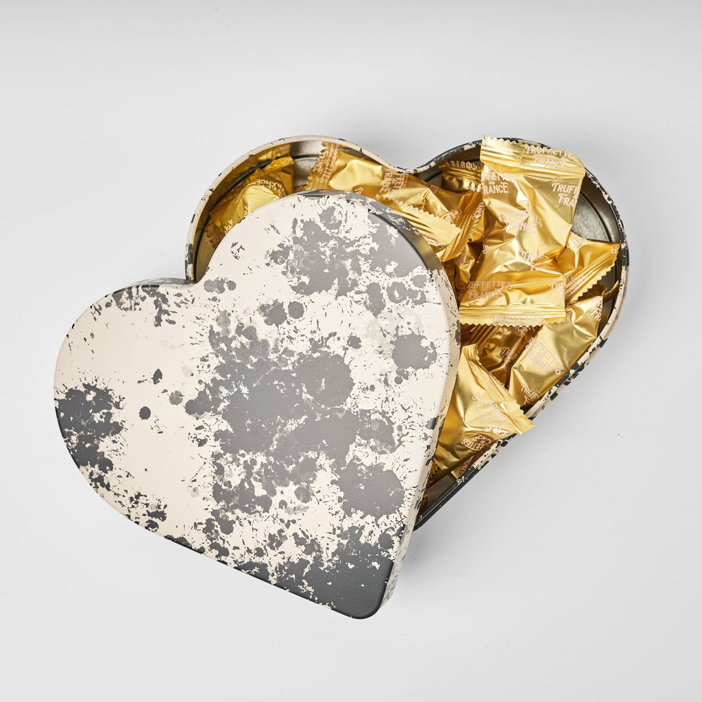 Heart Shaped Tin with Swedish Sweets and Chocolates