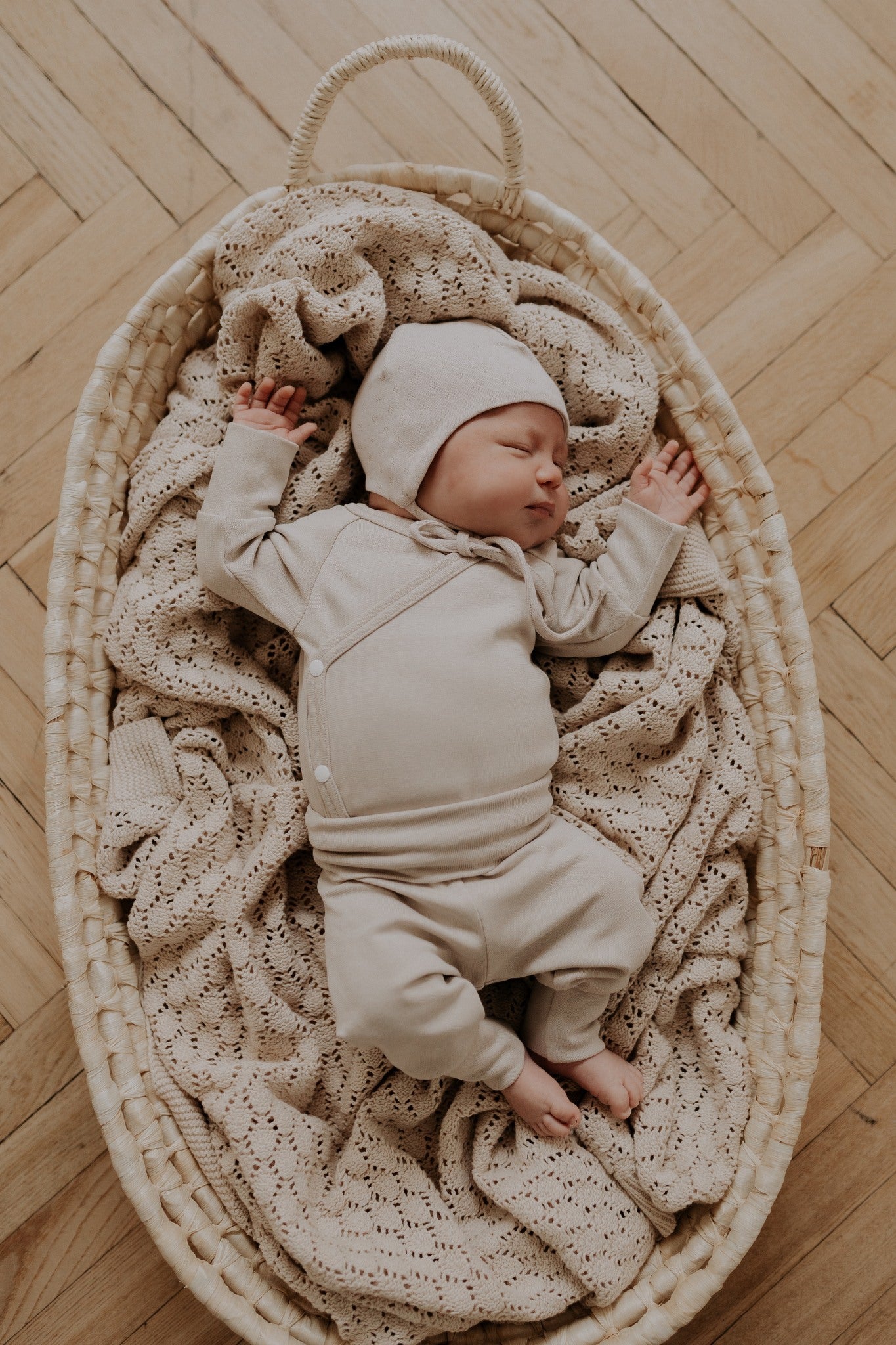 Soft & Stretchy Oeko-Tex Baby Wrap Bodysuit GIA – Made in Europe by Breden at brixbailey.com