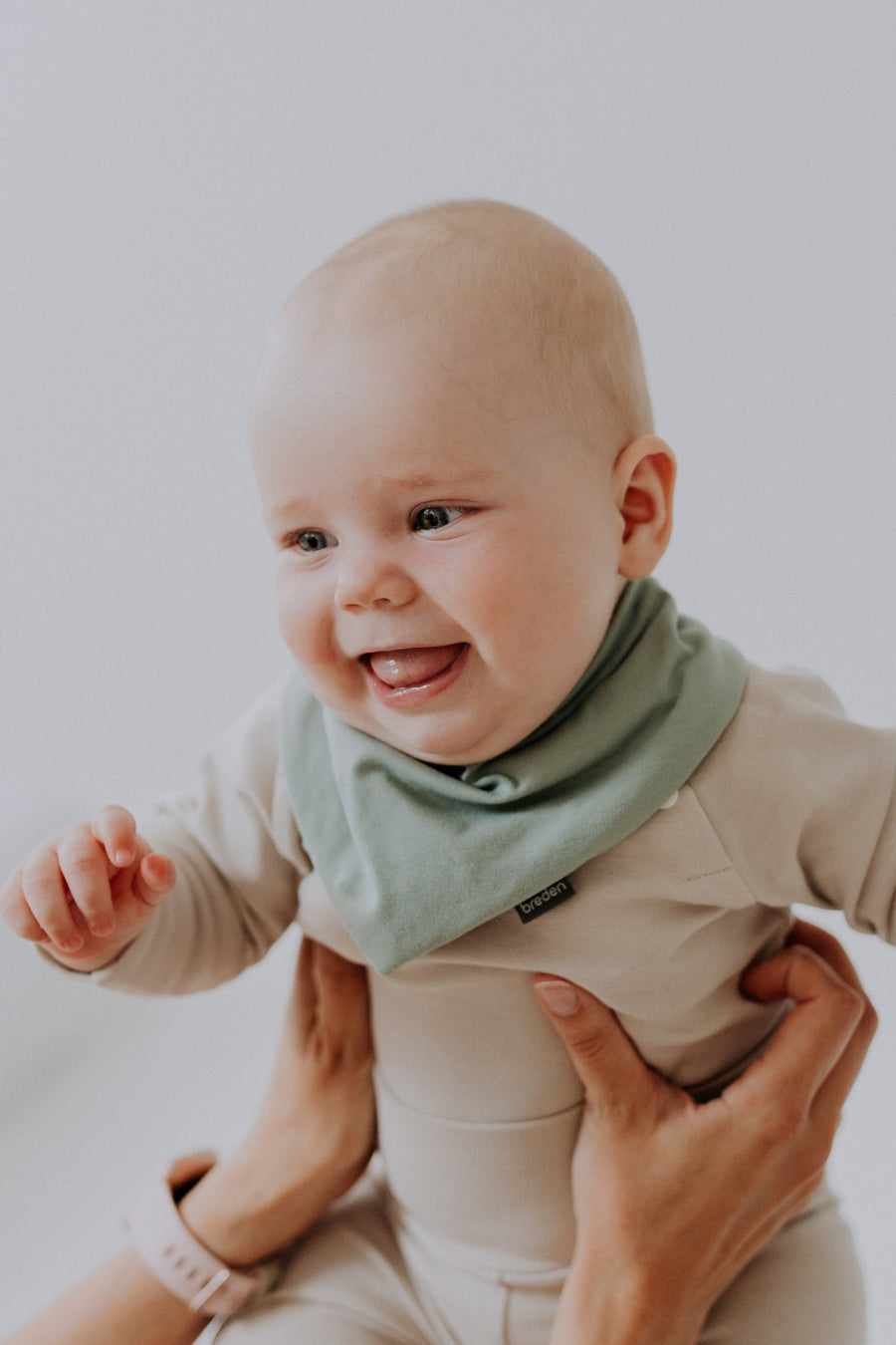 Merino Wool-Lined Infant Scarf – Safe, Adjustable, European Made by Breden at brixbailey.com