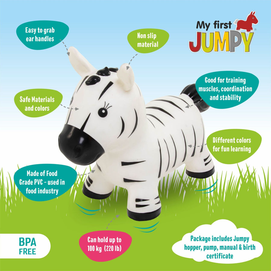 Jumpy Animal Hopper for Kids - Fun & Safe Indoor/Outdoor Toy by Gerardo's Toys at www.brixbailey.com