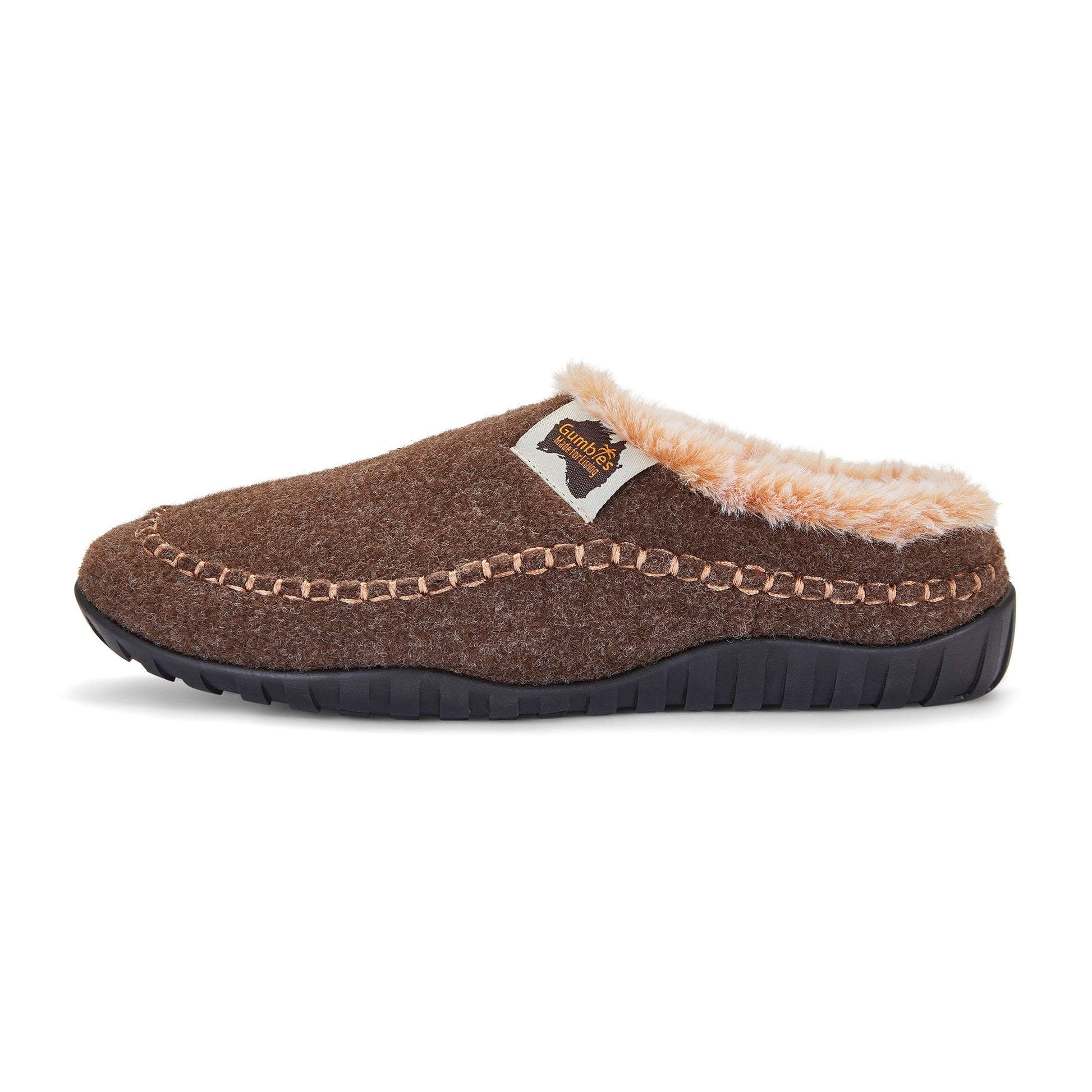 Ossa Low Men's Slipper in Chocolate and Cream