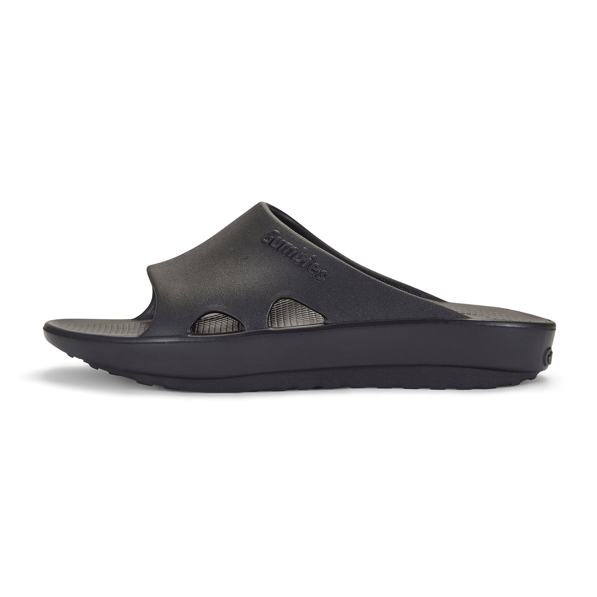 Women's Black Spa Slider Sandals