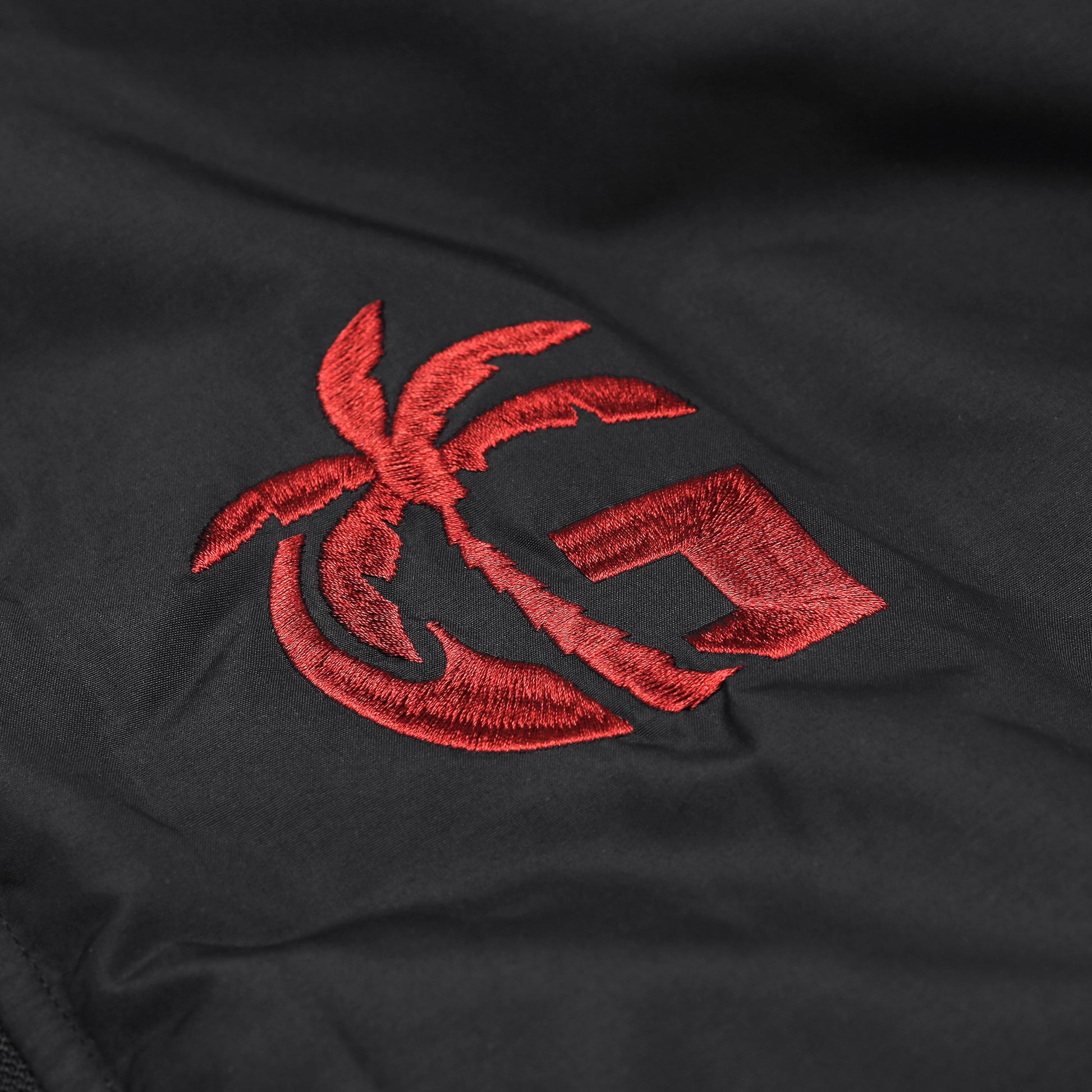 Sports Cape Black and Burgundy