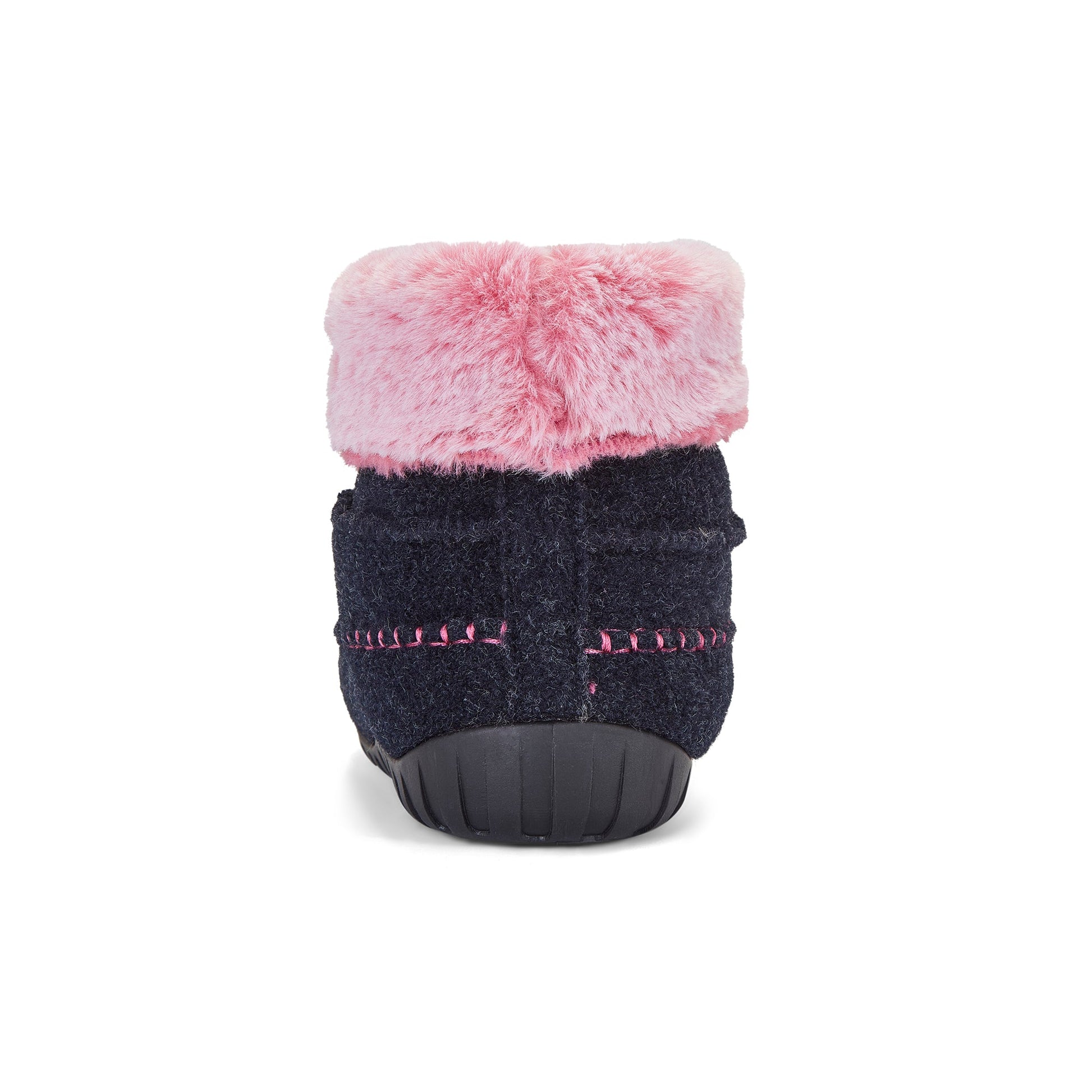 Ossa High Women's Slipper Boot in Navy and Pink