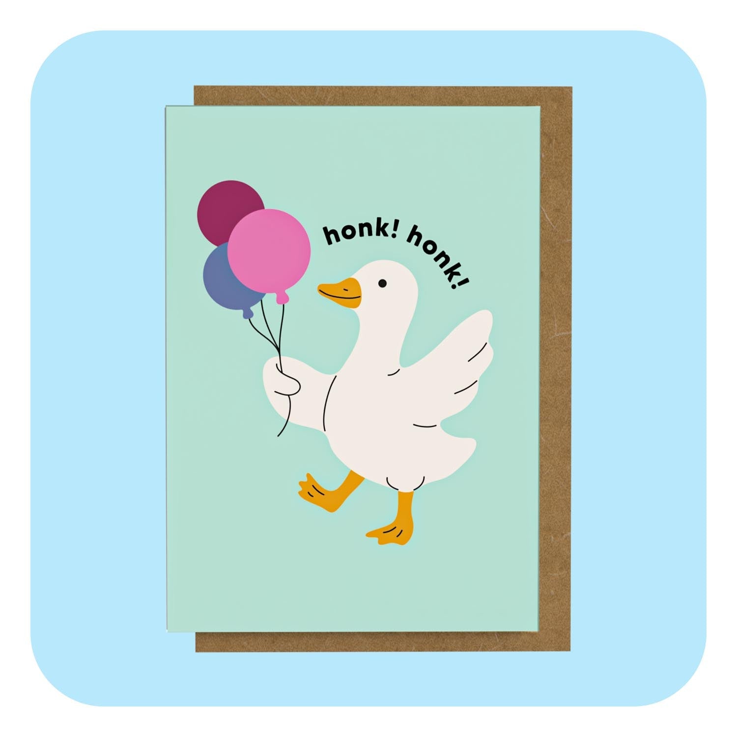 A6 Greeting Card - Honk Honk!