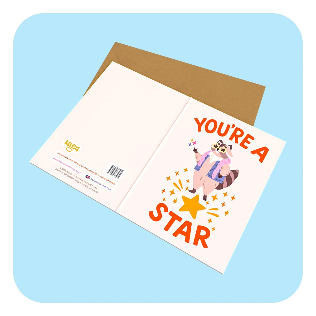 A6 Greeting Card - You're A Star