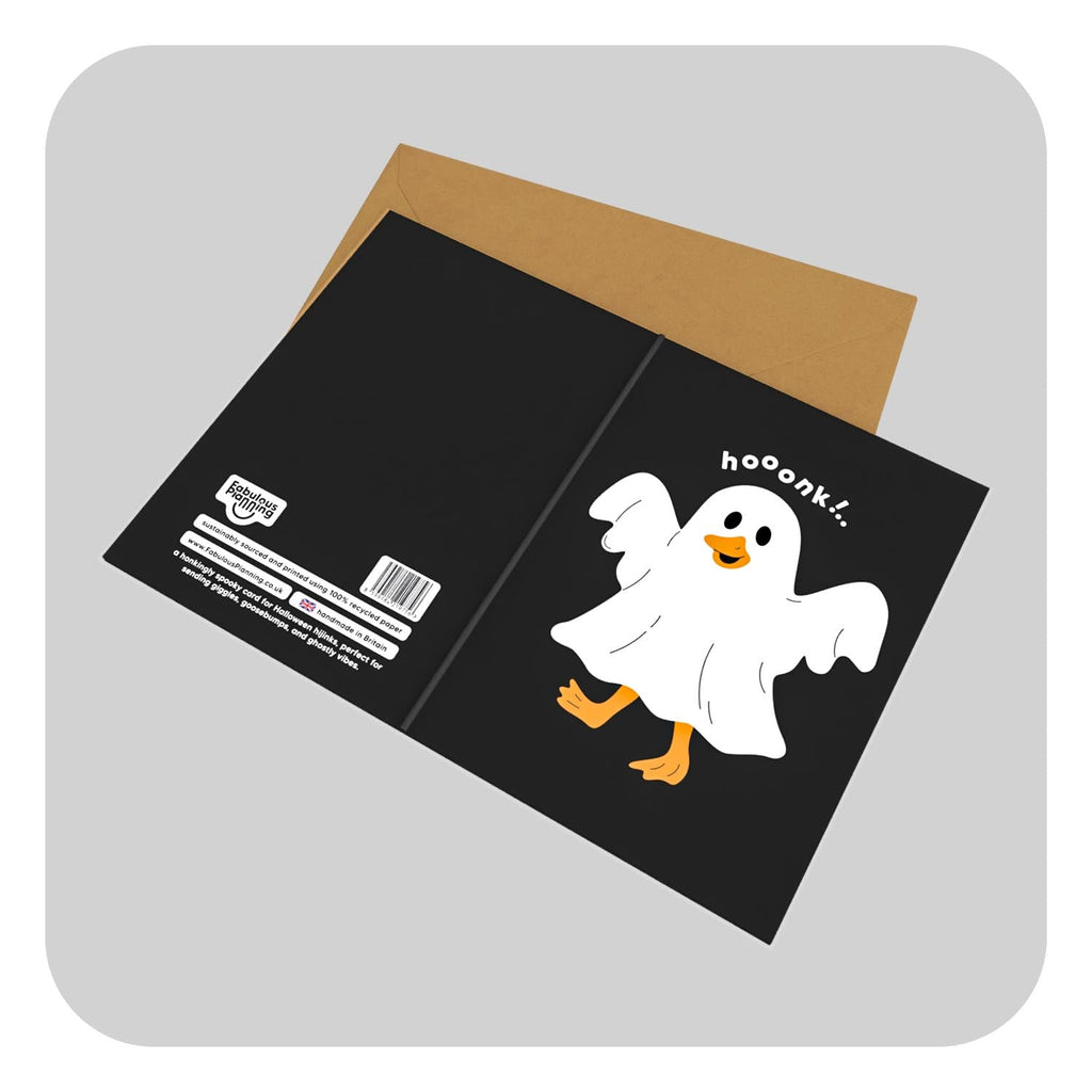 A6 Greeting Card - Hooonk Ghost…