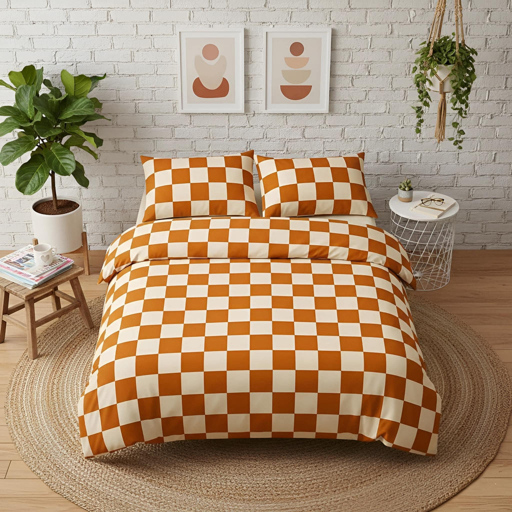 Checkerboard Bedding Set in 2 Styles