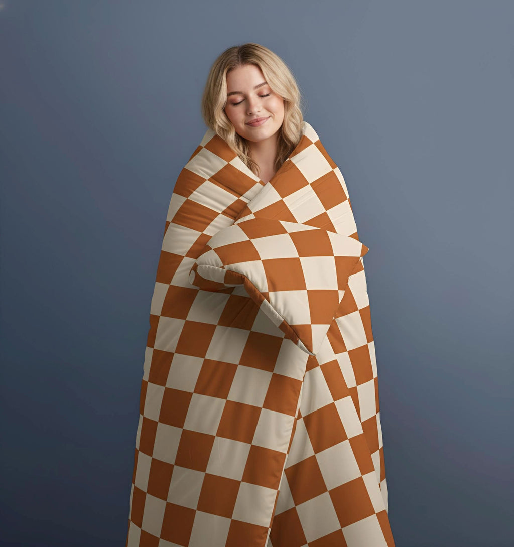 Checkerboard Bedding Set in 2 Styles