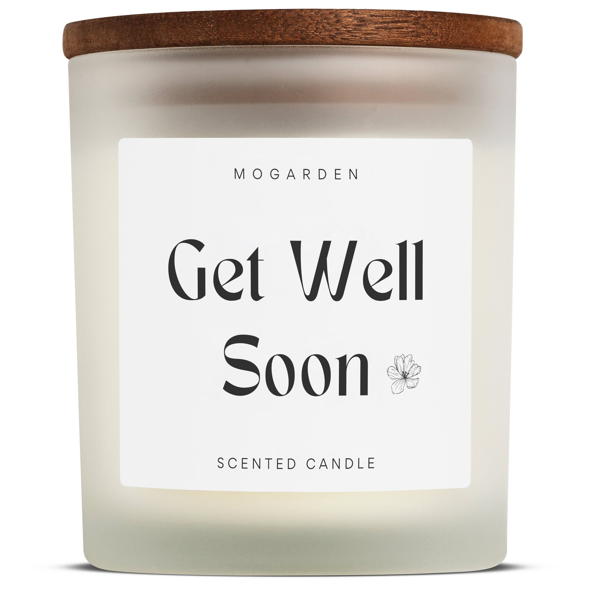 Get Well Soon Gifts for Women Men, Get Well Candle Gift, Luxury Vanilla Candle 220g