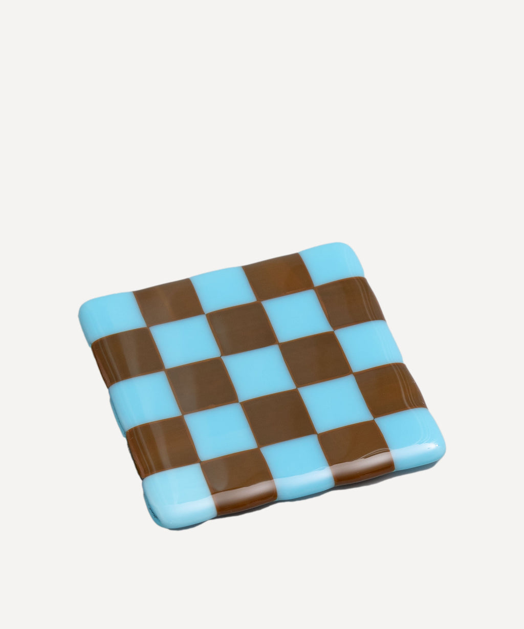 10cm Chequered Dual Coloured Coaster - Bullseye Collection