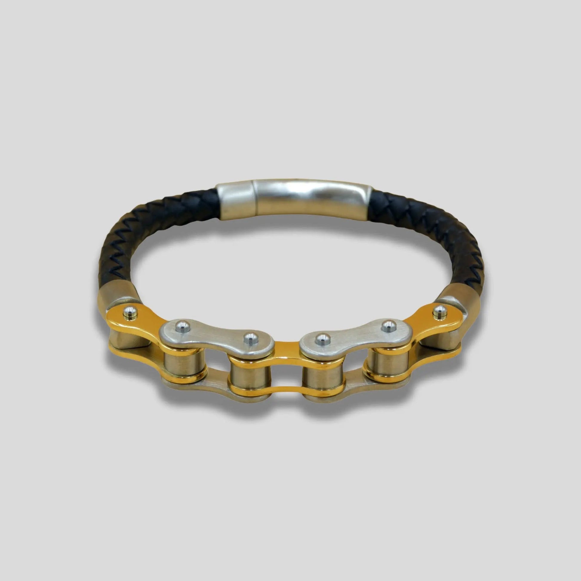 Gold Bike Chain Bracelet
