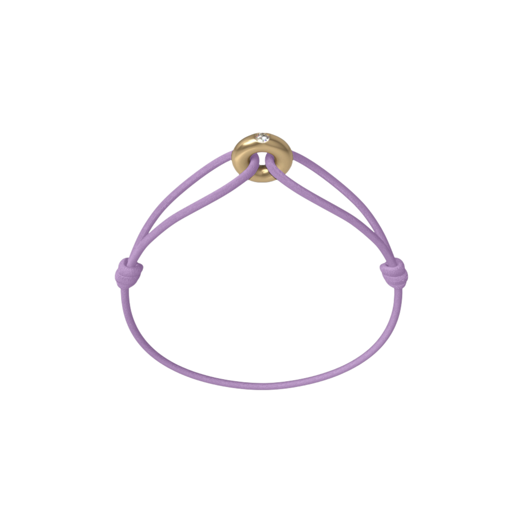 Mini Golden Soho Diamond Cord Bracelet