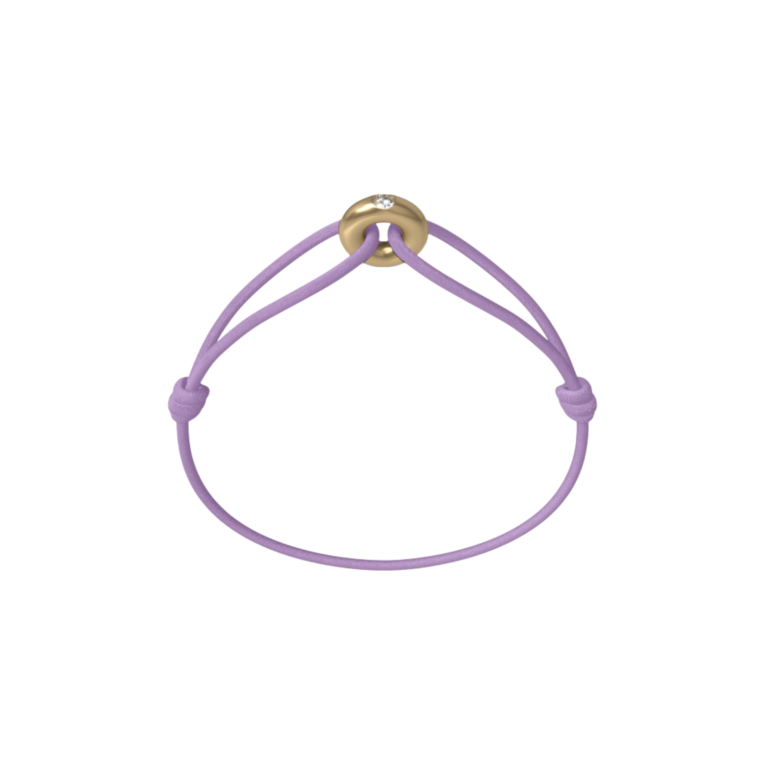 Mini Golden Soho Diamond Cord Bracelet