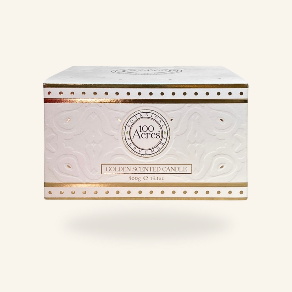 Golden Orange, Cinnamon & Frankincense Three-Wick Scented Candle