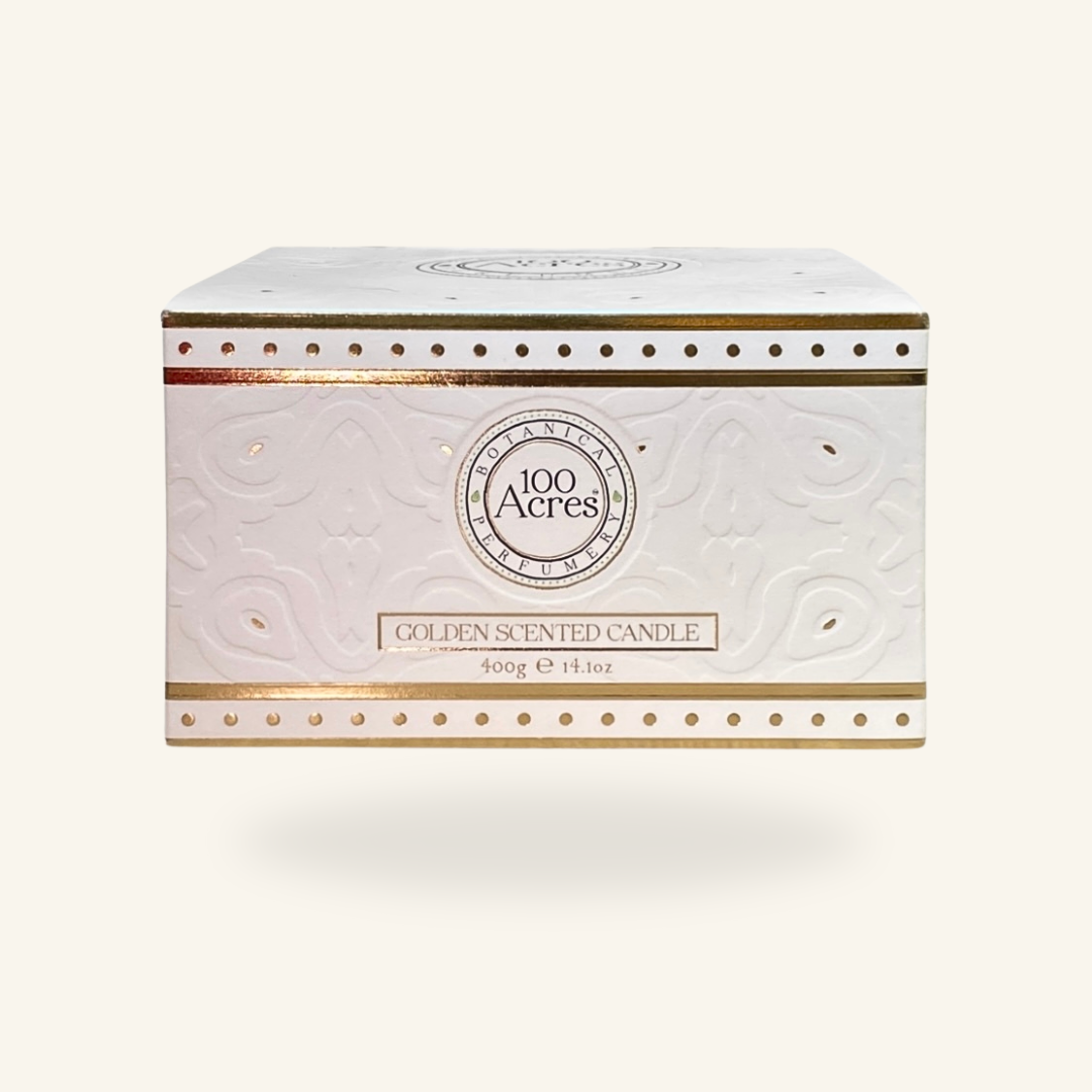 Golden Orange, Cinnamon & Frankincense Three-Wick Scented Candle