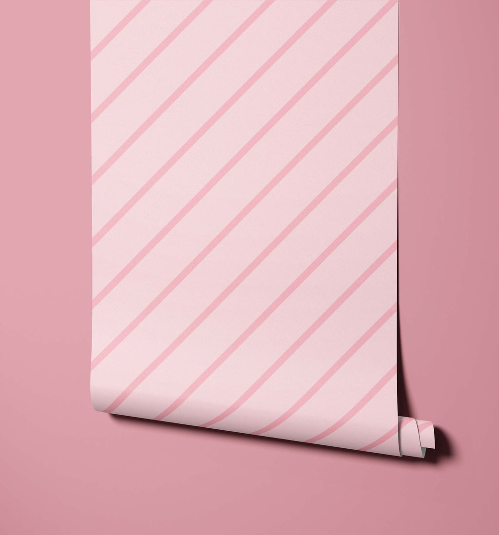 Granita Diagonal Pinstripe Wallpaper
