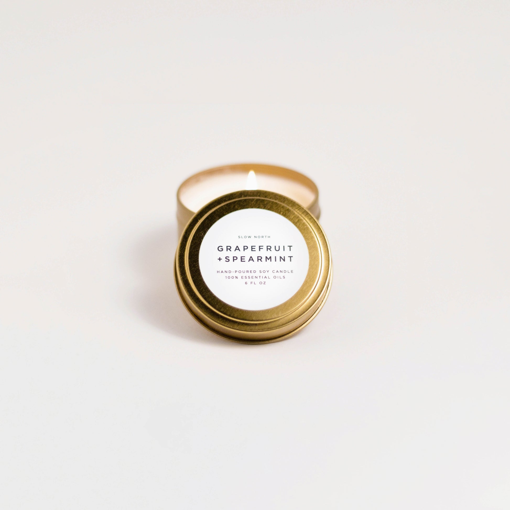 Grapefruit and Spearmint Natural Soy Candle