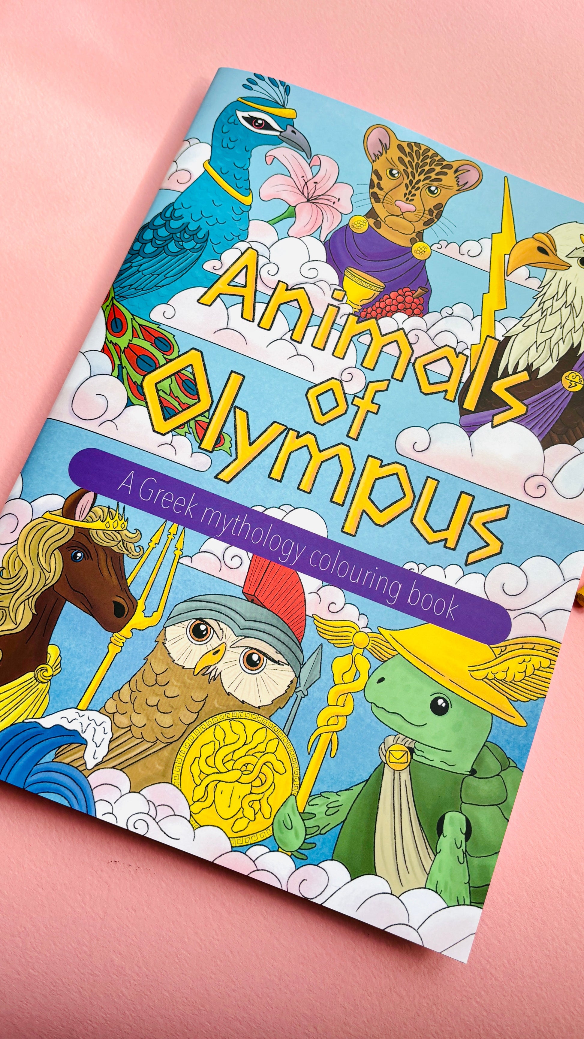Animals of Olympus: A Greek Mythology Colouring Book