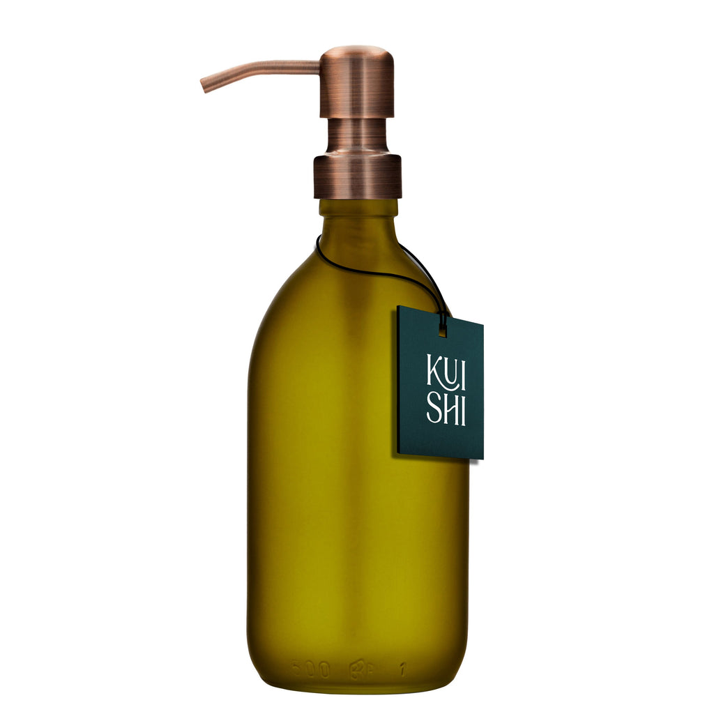 Green Soap Dispenser Stainless Steel Pump