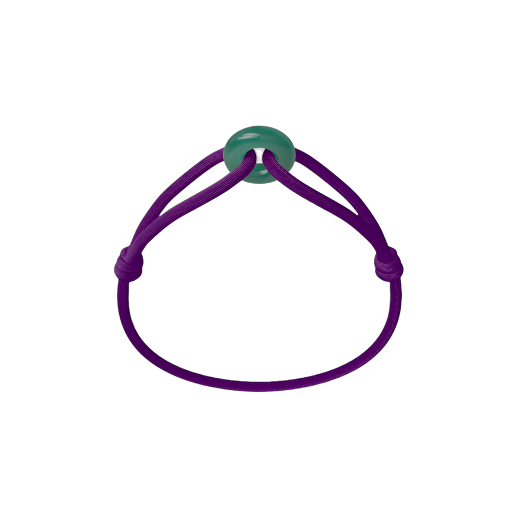 Green Soho Cord Bracelet