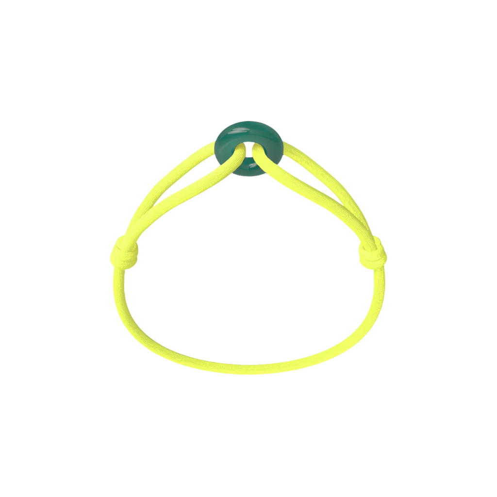 Green Soho Cord Bracelet