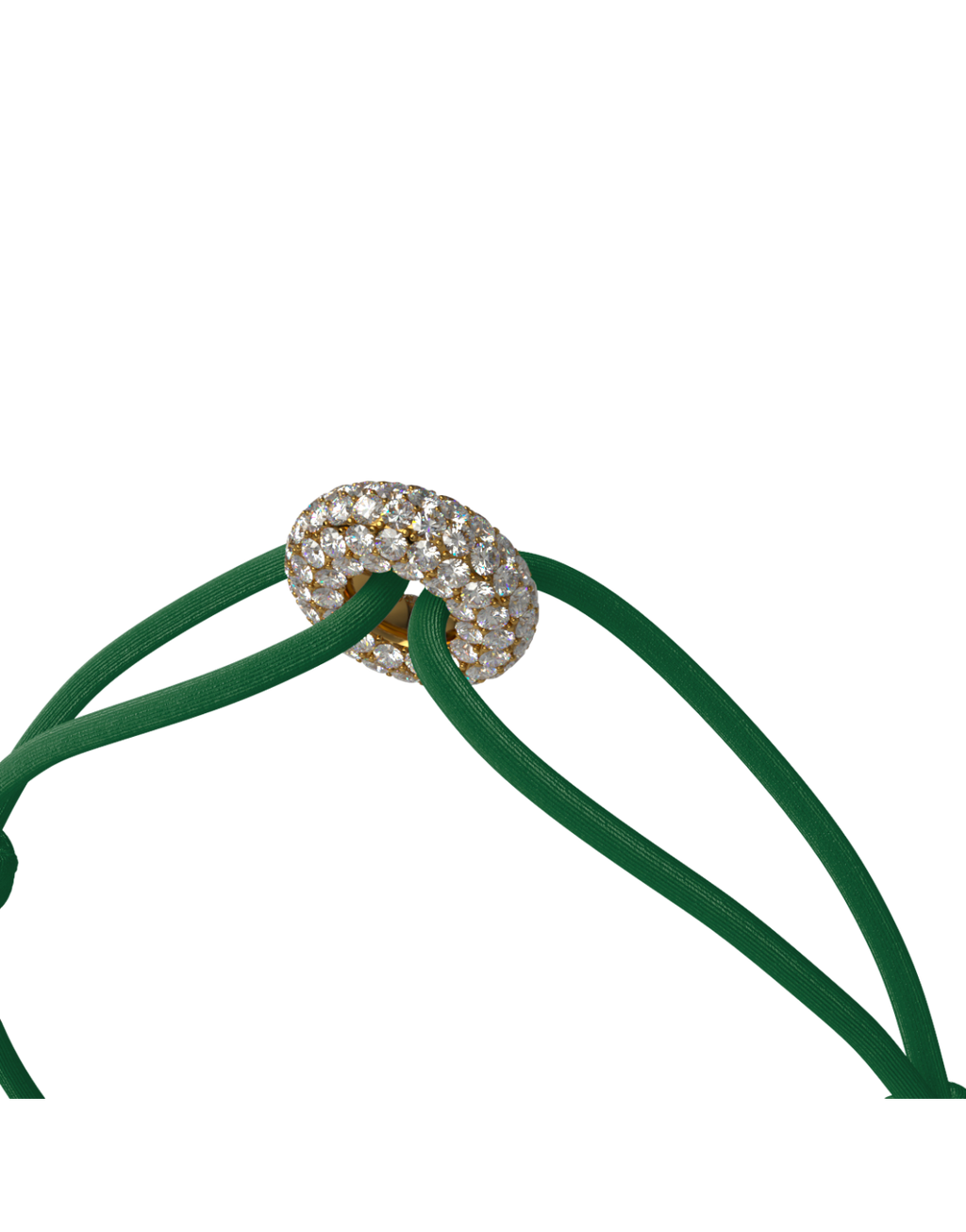 Mini Golden Soho Pavé Cord Bracelet