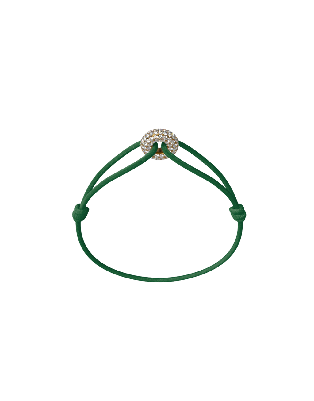 Mini Golden Soho Pavé Cord Bracelet