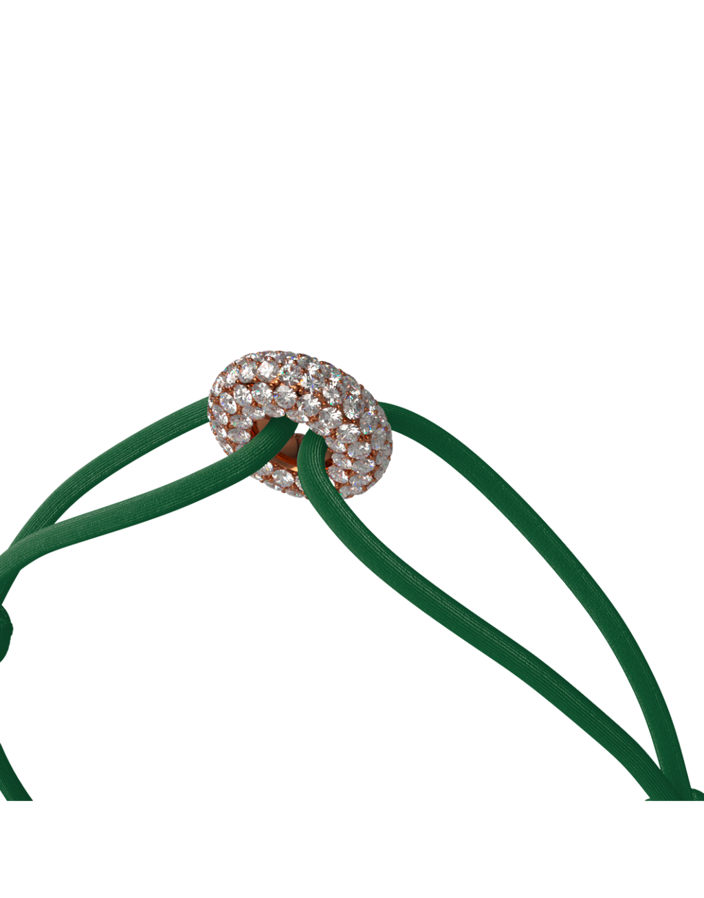 Mini Rose Soho Pavé Cord Bracelet