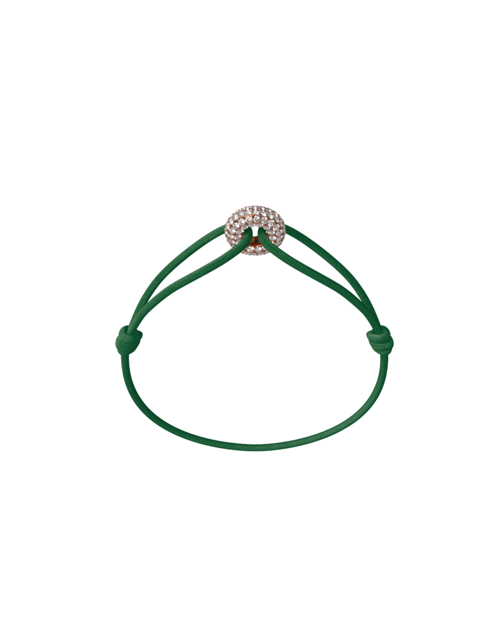 Mini Rose Soho Pavé Cord Bracelet